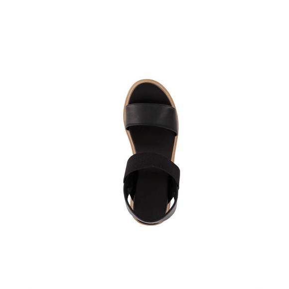 NEW MIA SHOES women\'s jene wedge sandals in black